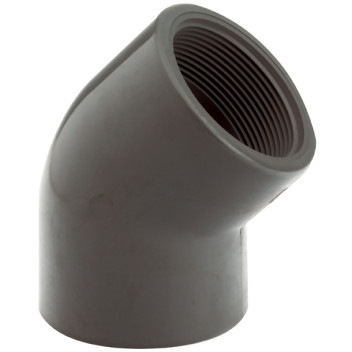 63MM X 2\" UPVC PLAIN/THREAD 45? ELBOW