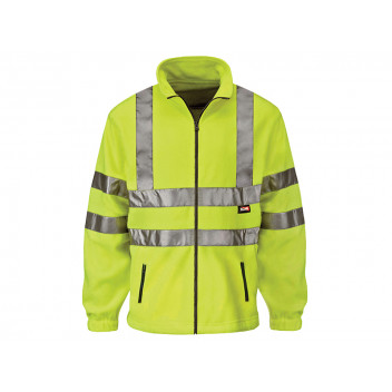 Scan Hi-Vis Yellow Full Zip Fleece - L (42in)