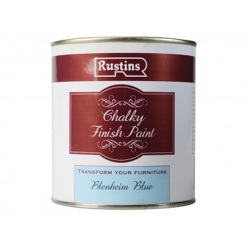 Rustins Chalky Finish Paint Blenheim Blue 500ml