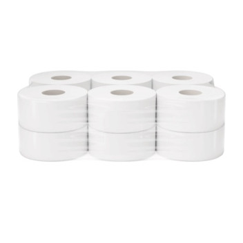 CASE 12 X 200M MINI JUMBO T/ROLL 2PLY 62MM CORE C&C 103715 J26200NW