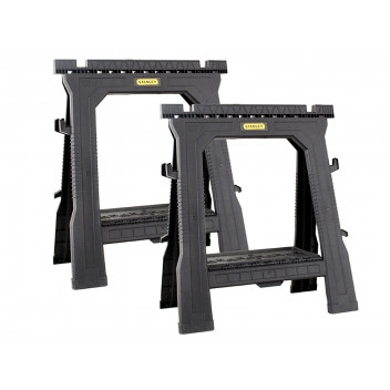 Stanley Tools Folding Sawhorses (Twin Pack)