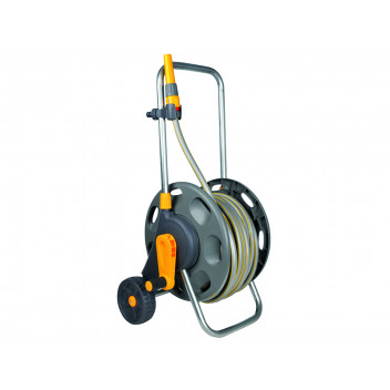 Hozelock 2434 60m Assembled Hose Cart & 30m of 12.5mm Hose