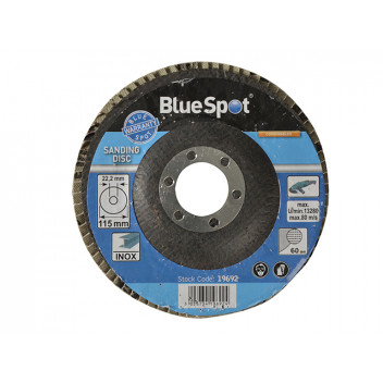 BlueSpot Tools Sanding Flap Disc 115mm 60 Grit