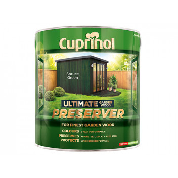 Cuprinol Ultimate Garden Wood Preserver Spruce Green 4 litre