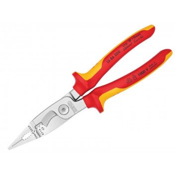 Knipex VDE Multifunctional Installation Pliers 200mm