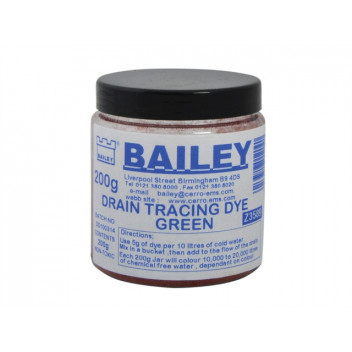 Bailey 3589 Drain Tracing Dye - Green