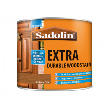 Sadolin Extra Durable Woodstain Antique Pine 500ml