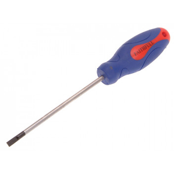 Faithfull Soft Grip Screwdriver Parallel Slotted Tip 4.0 x 100mm