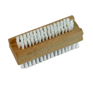 3 3/4\" (95mm) Double Sided Wooden Nail Brush
