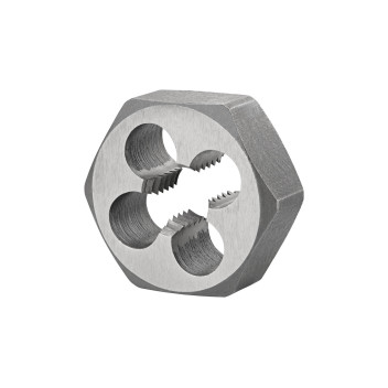 M3 x 0.50mm HSS Metric Coarse Hexagon Dienut (F302) OAL 6.35mm