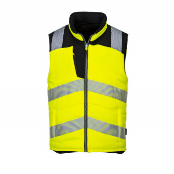 PW374 PW3 Hi-Vis Reversible Bodywarmer  Medium