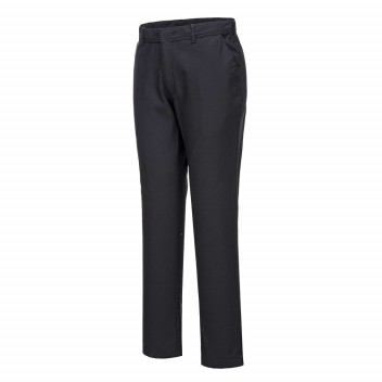 S232 Stretch Slim Chino Trouser Black 40