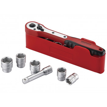 Teng M3812N1 Basic Socket Set of 12 3/8in Drive