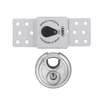 ABUS Mechanical 142 Series Sliding Door Van Lock & 26/70mm Diskus Padlock