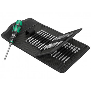 Wera Kraftform Kompakt 62 Screwdriver Bit Holding Set, 33 Piece