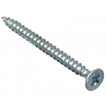 ForgeFix Multi-Purpose Pozi Compatible Screw CSK ST ZP 5 x 60mm Box 100