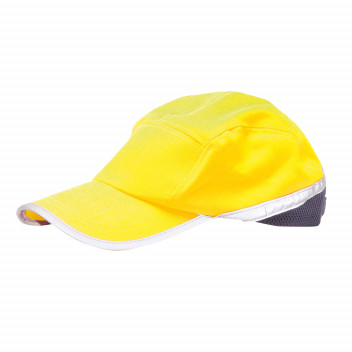 HB10 Hi-Vis Baseball Cap Yellow/Navy