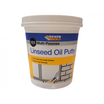 Everbuild 101 Multi-Purpose Linseed Oil Putty Natural 2kg