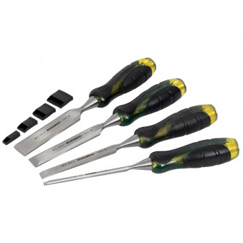 Roughneck Professional Bevel Edge Chisel Set, 4 Piece