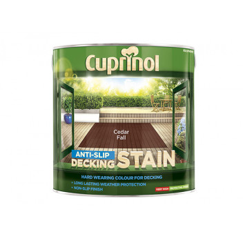 Cuprinol Anti-Slip Decking Stain Cedar Fall 2.5 litre