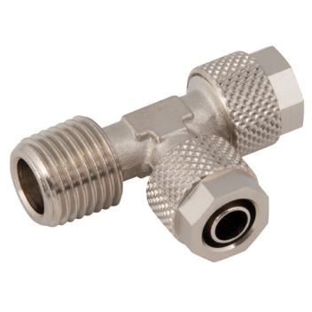 06/04MM OD X 1/4\" BSPT OFFSET MALE TEE