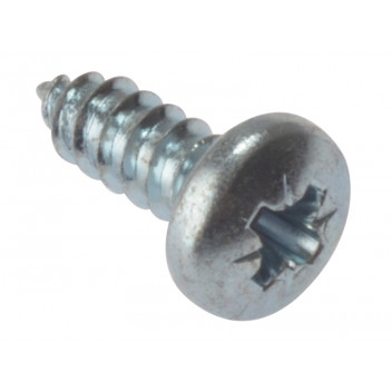 ForgeFix Self-Tapping Screw Pozi Compatible Pan Head ZP 1in x 10 Box 200