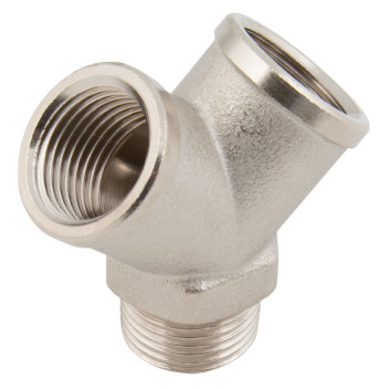 1/8\" BSPT Male x 1/8\" BSPP Female Equal Y Connector