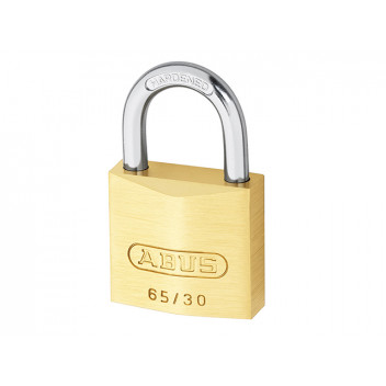 ABUS Mechanical 65/30mm Brass Padlock Carded