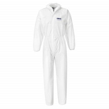 ST40 BizTex Microporous Coverall Type 5/6 White Small