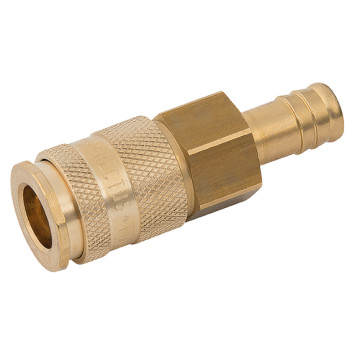 10MM HOSETAIL COUPLING D.S. BRASS