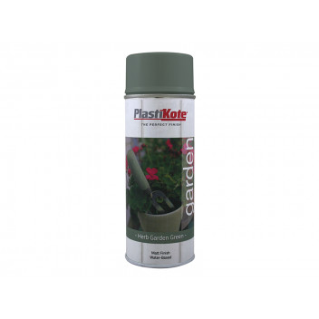 PlastiKote Garden Colours Spray Paint Herb Garden Green 400ml