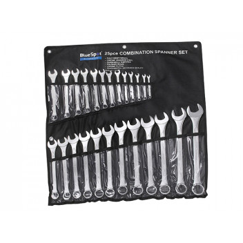 BlueSpot Tools Combination Spanner Set, 25 Piece