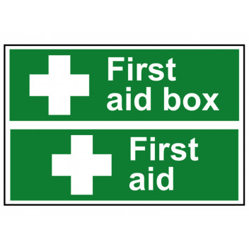 Scan First Aid Box / First Aid - PVC 300 x 200mm