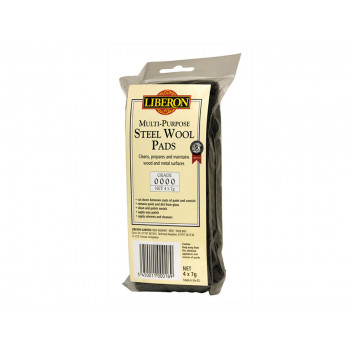 Liberon Steel Wool Grade 0000 (4x7g)