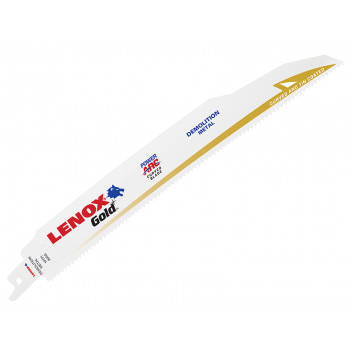 LENOX 960GR Gold Demolition Reciprocating Saw Blades 230mm 10 TPI (Pack 5)
