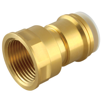 22MM X 1\" BRASS FEMALE CYLINDER ADAPTOR