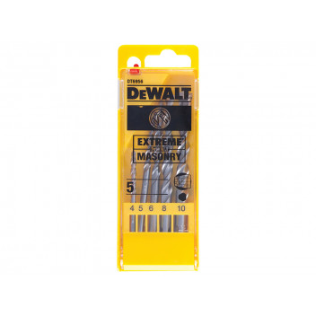 DEWALT Extreme Masonry Drill Bit Set, 5 Piece