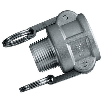 1.1/2\"NPT MALE COUPLER TYPE B ALUMINIUM