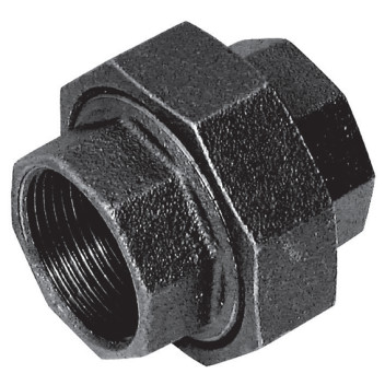 1.1/2\"BSPT FEM EQUAL UNION FIG289 BLACK