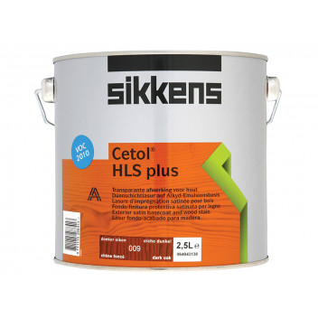 Sikkens Cetol HLS Plus Translucent Woodstain Dark Oak 2.5 litre