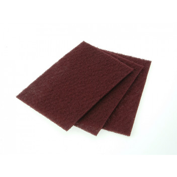 Faithfull Hand Pad Maroon Very Fine 230 x 150mm (10)