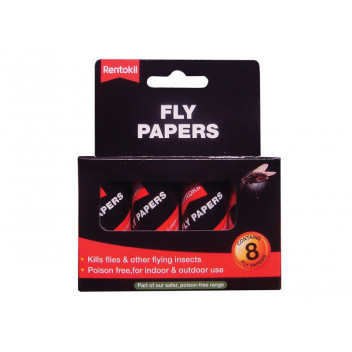 Rentokil Fly Papers (Pack 8)