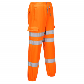 RT48 Hi-Vis Jogging Bottoms Orange XL