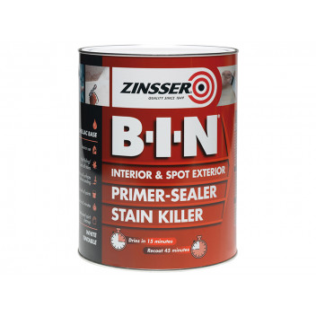 Zinsser B.I.N Primer & Sealer Stain Killer Paint 1 litre