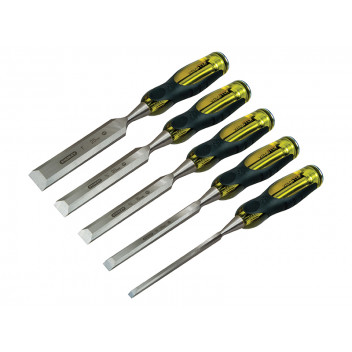 Stanley Tools FatMax Bevel Edge Chisel with Thru Tang Set, 5 Piece