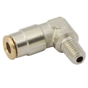 6MM X M6X1 ELB. PUSH-IN BRASS LUB SYS