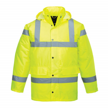 6XL Hi-Vis Traffic Jacket Yellow ref: GERAINT