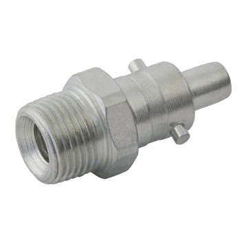 3/8\" BSPP Male Twist-Air Plug Halves - Non-swivel