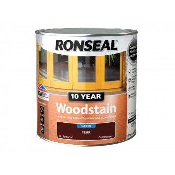 Ronseal 10 Year Woodstain Teak 2.5 litre