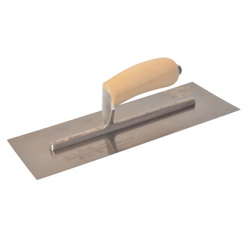 MXS13SS Plasterer\'s Finishing Trowel Stainless Steel Wooden Handle 13 x 5in